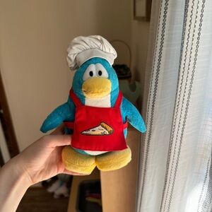 Club Penguin Pizza Chef Stuffed Animal